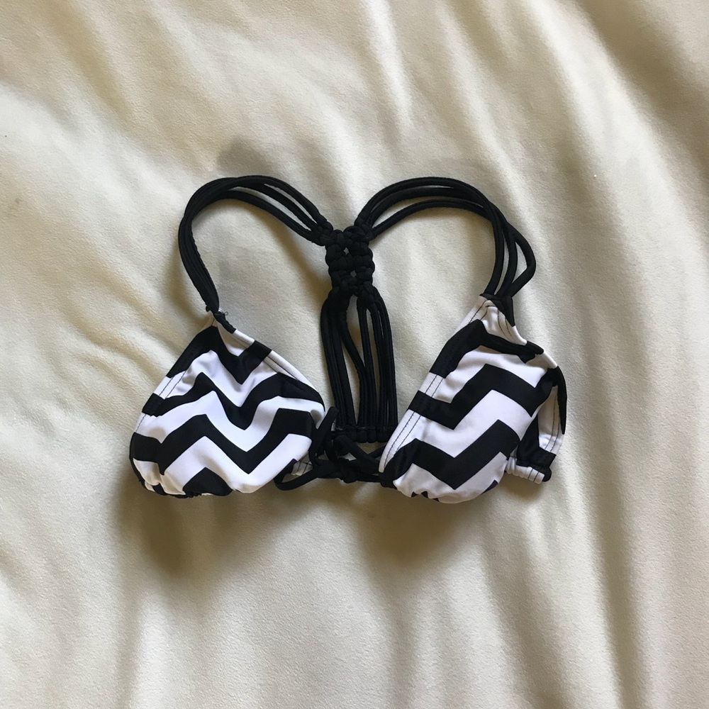 Chevron bikini top